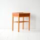 Scandinavian oak and teak nightstand, 1960s
