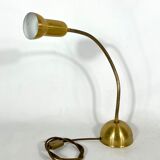 Vintage Italian adjustable brass table lamp from 60s