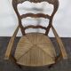 Wicker armchair in Louis XV style