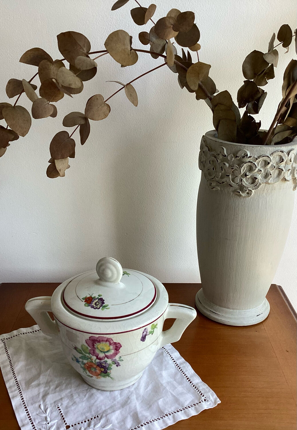 Former ceramic sugar bowl Moulin des Loups