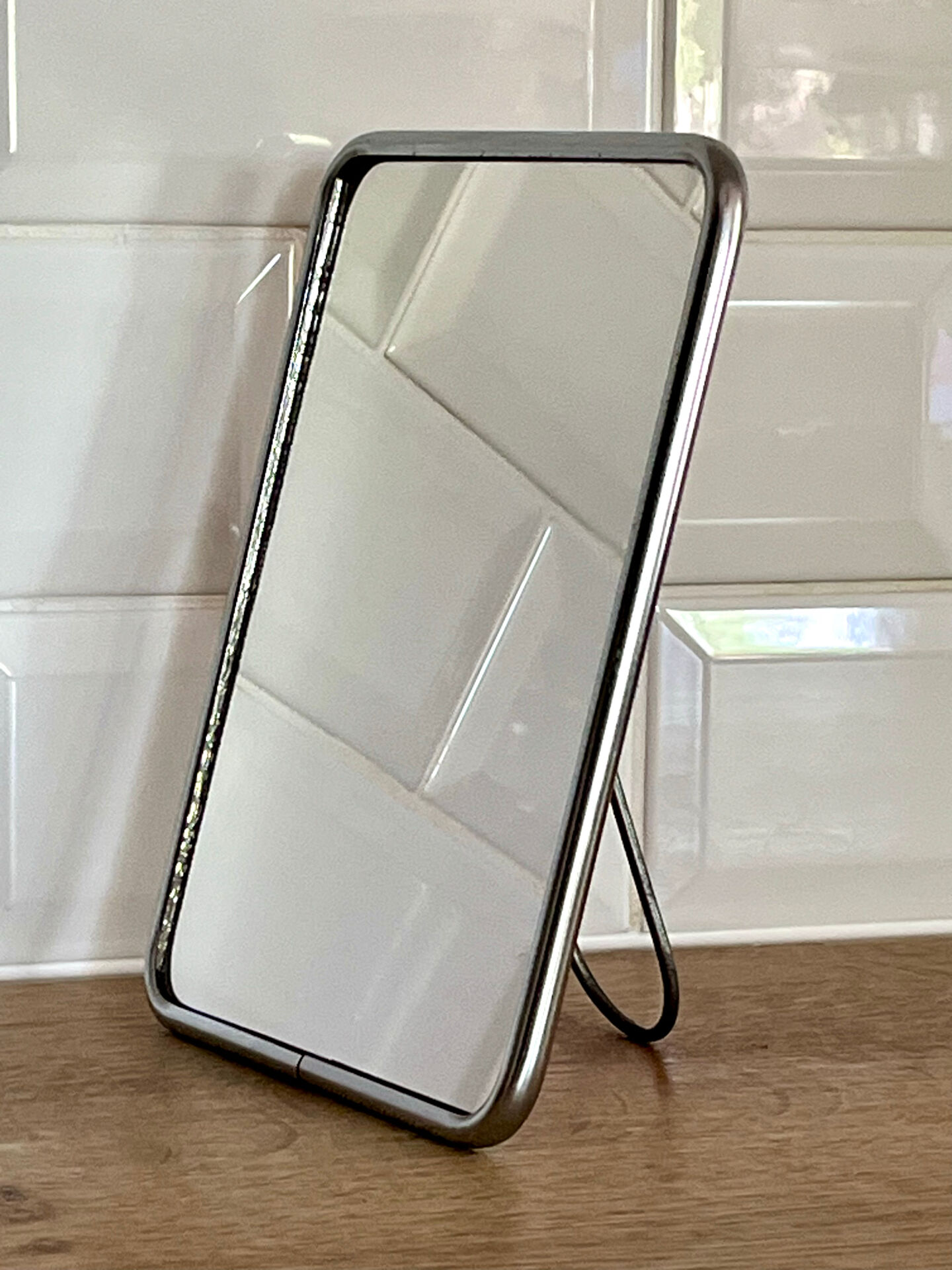 Small barber's mirror