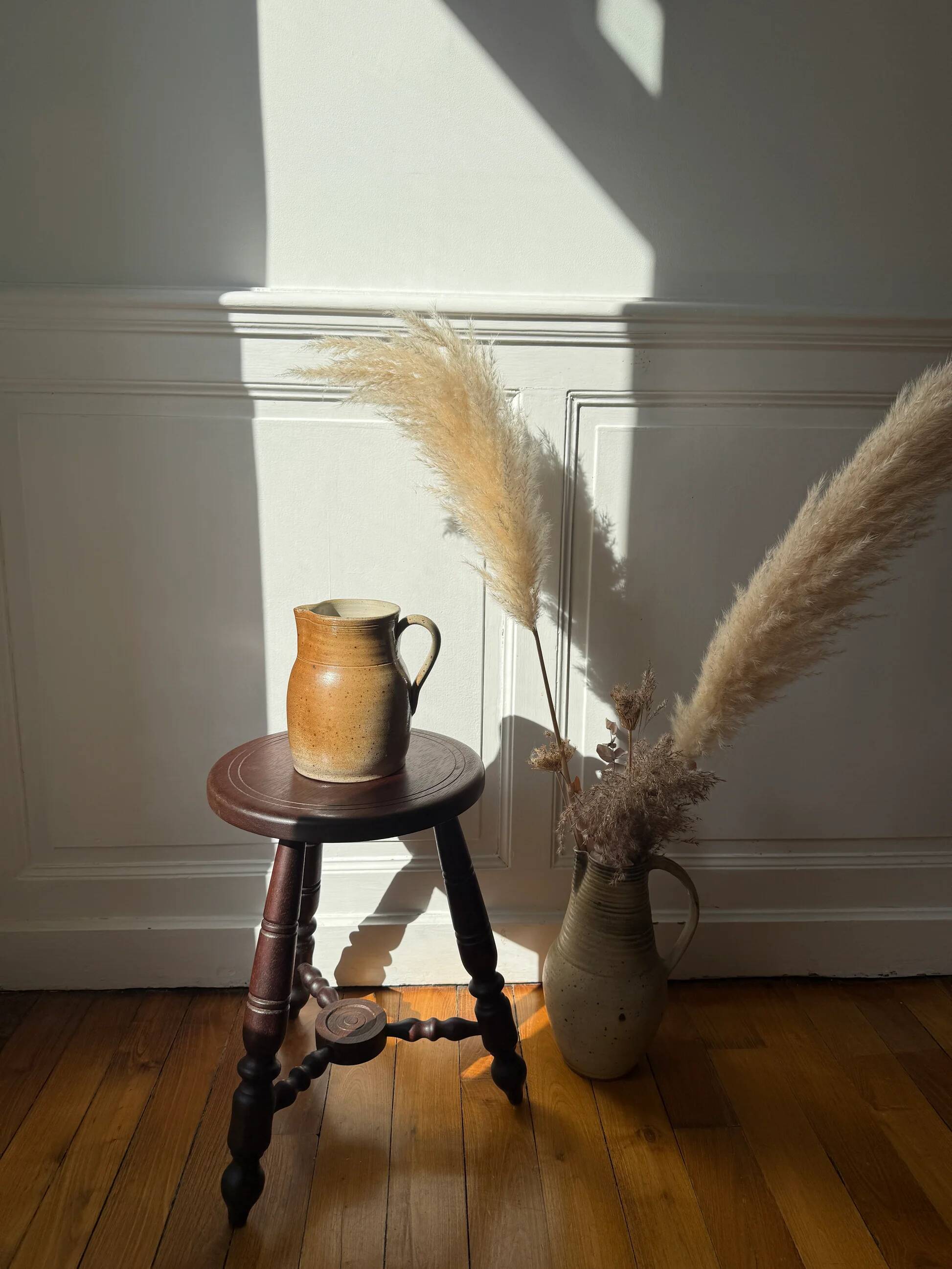The rustic stool