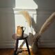 The rustic stool