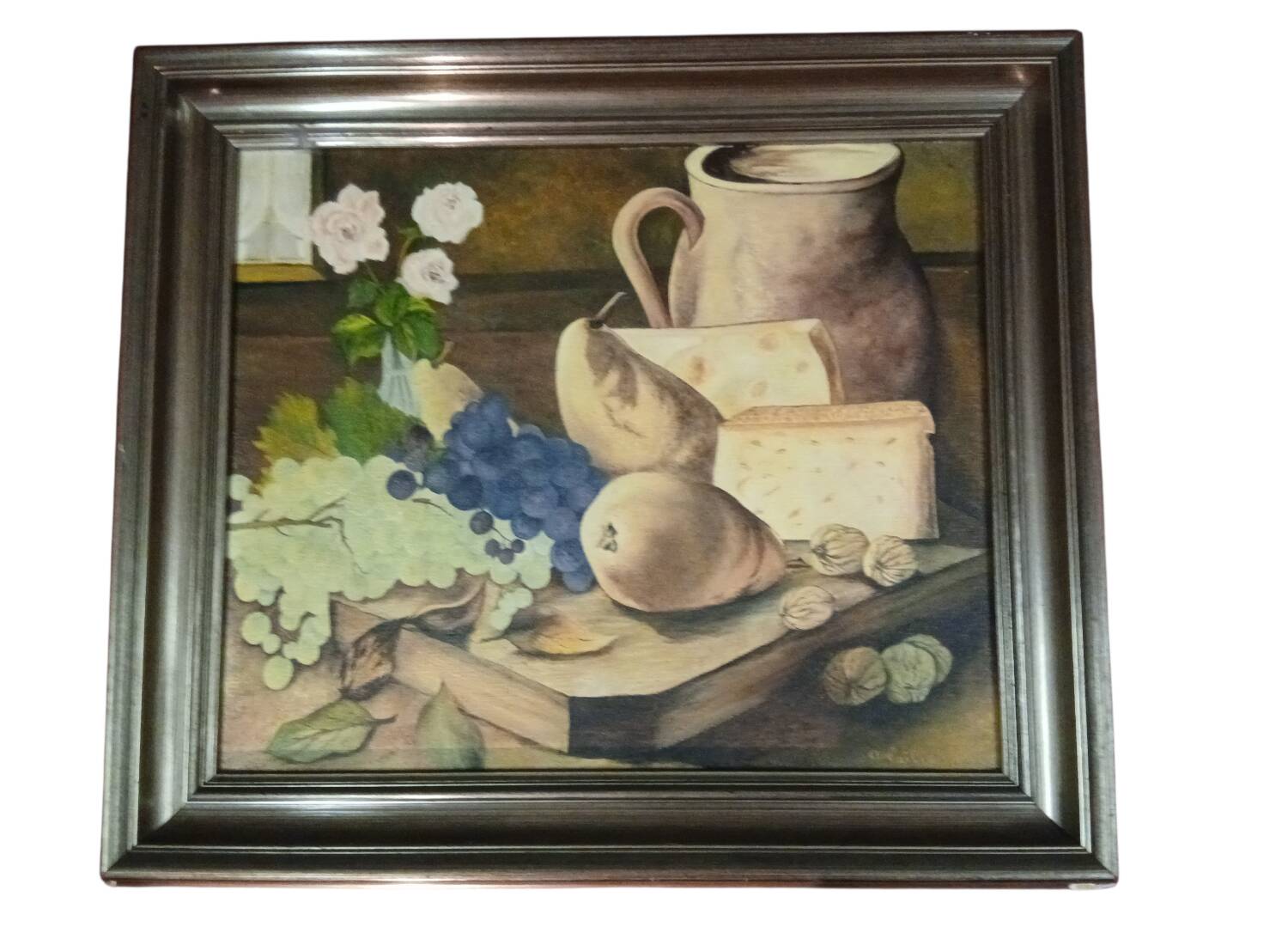 Still Life with Seasonal Fruits - Oil on Canvas - André-Pierre CAI