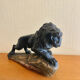 Roaring lion Art Deco signed Magioni