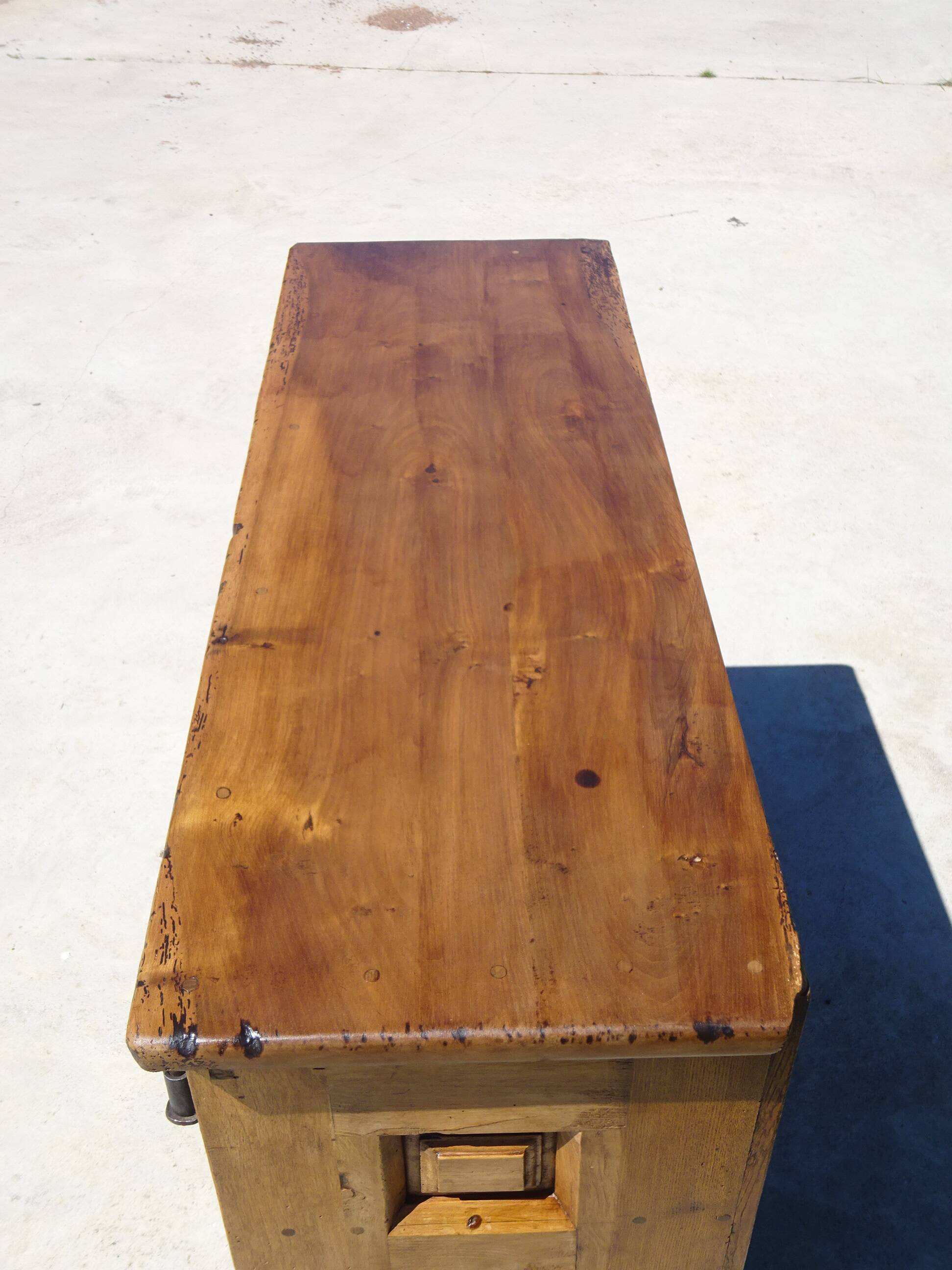 Shallow old Tuscan buffet