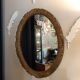 Miroir en bois brut sculpté 34x43cm