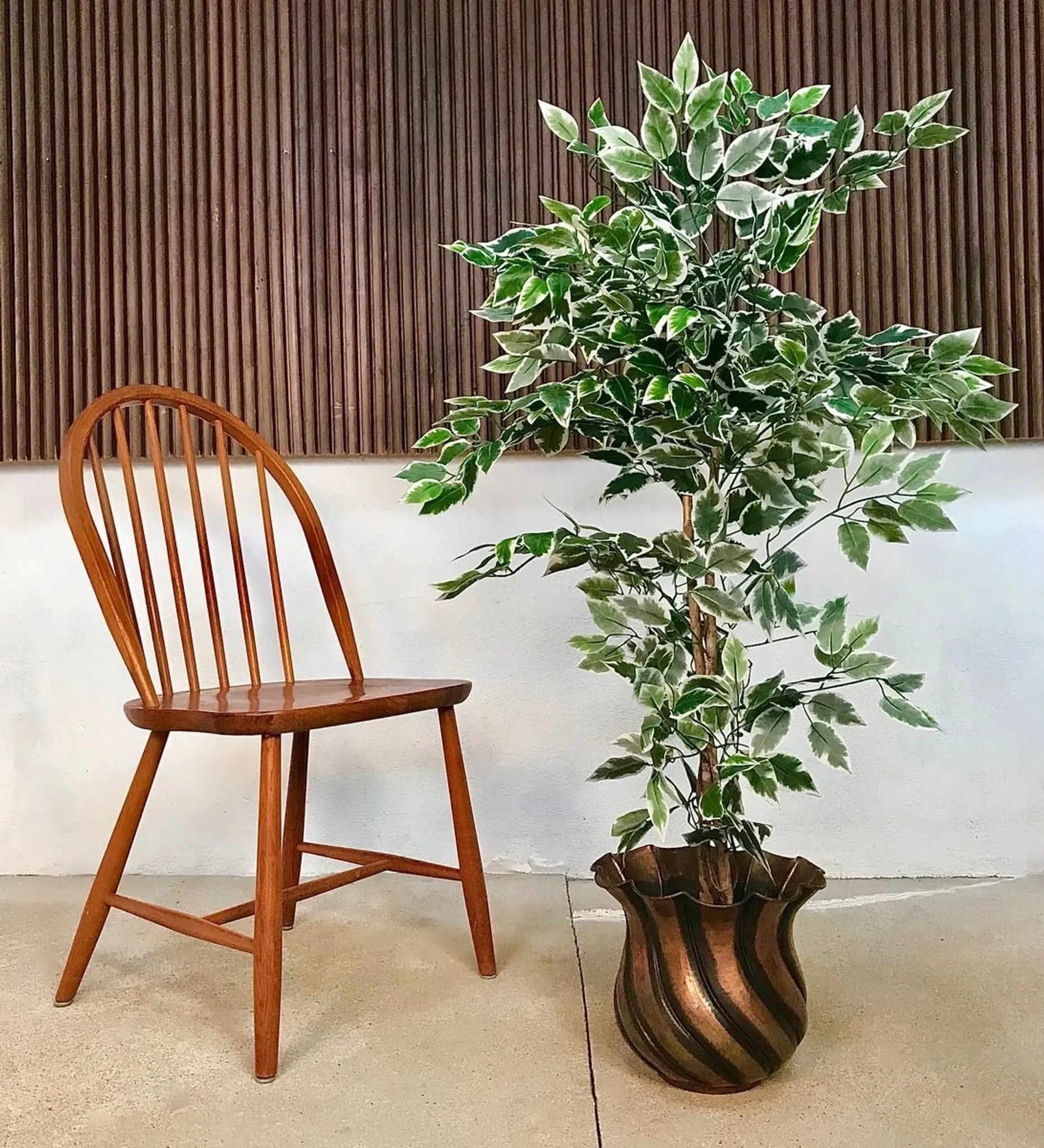Copper Cachepot by Egidio Casagrande for Borgo Valsugana, Italy 1950s