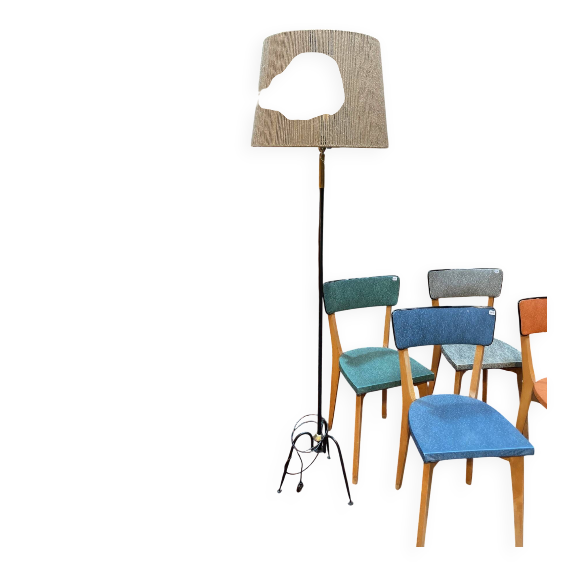 Vintage 1950s Lunel floor lamp