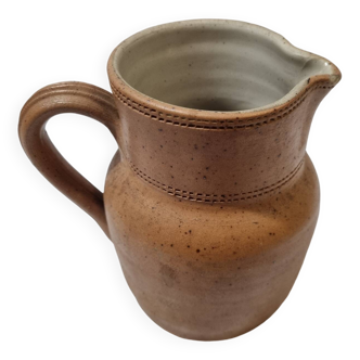 Stoneware cider pitcher