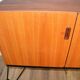 Scandinavian teak metal foot row