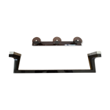 Towel rack and vintage bathroom bathrobe holder