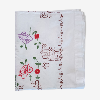 Embroidered tablecloth