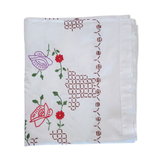Embroidered tablecloth