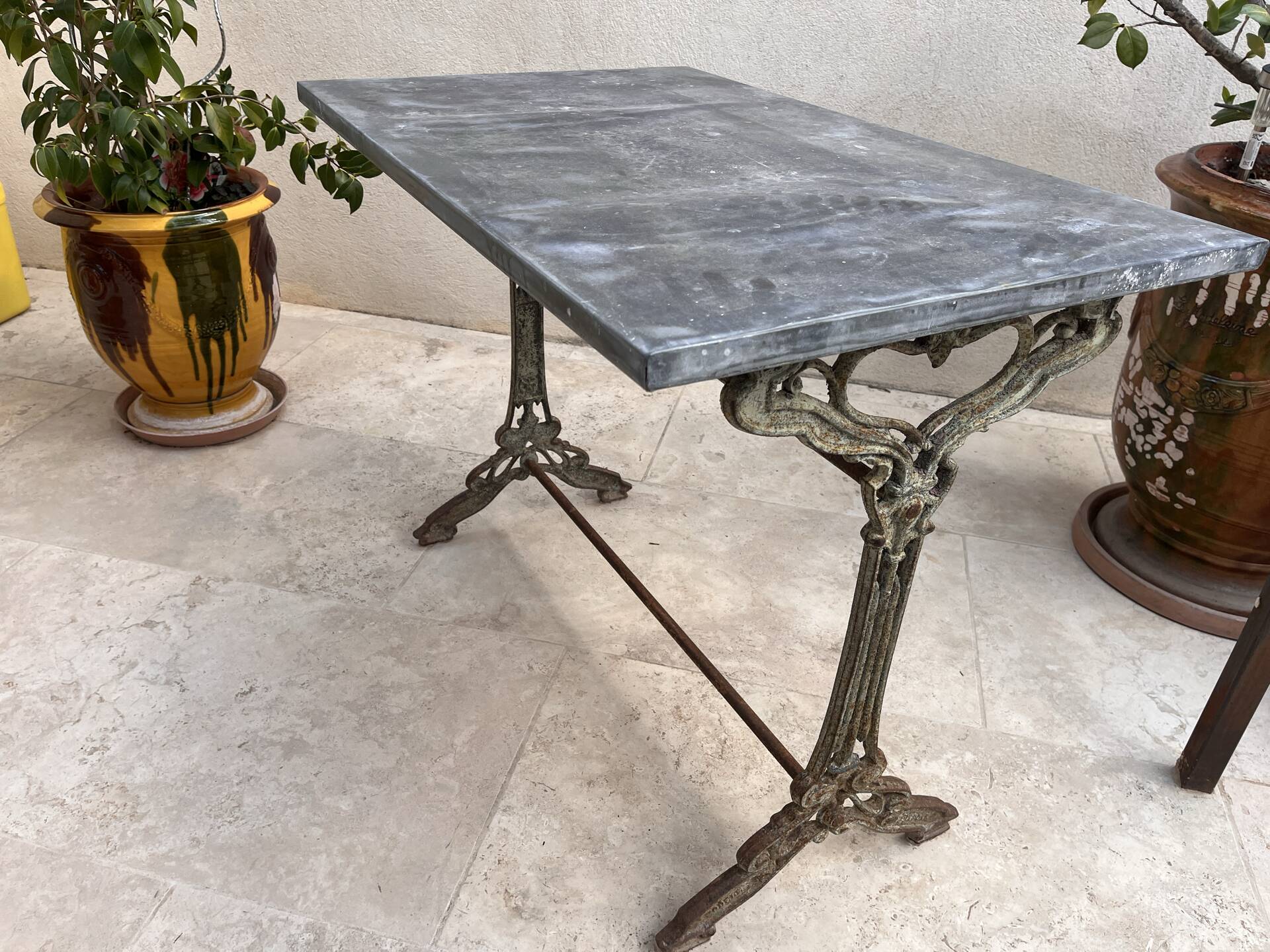 Table bistrot art nouveau 1900