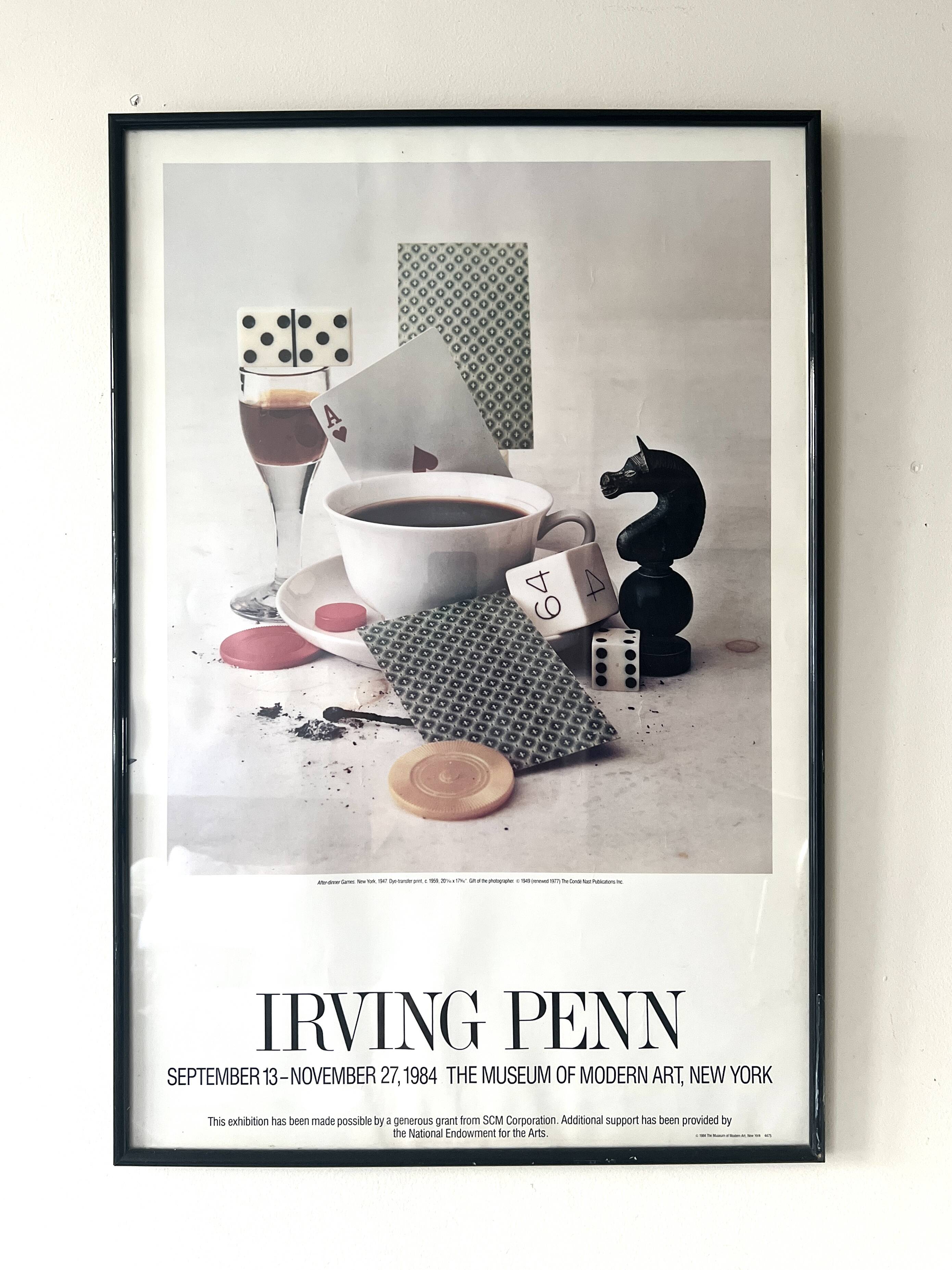 Original and official poster Moma New York, Irving Penn 1984