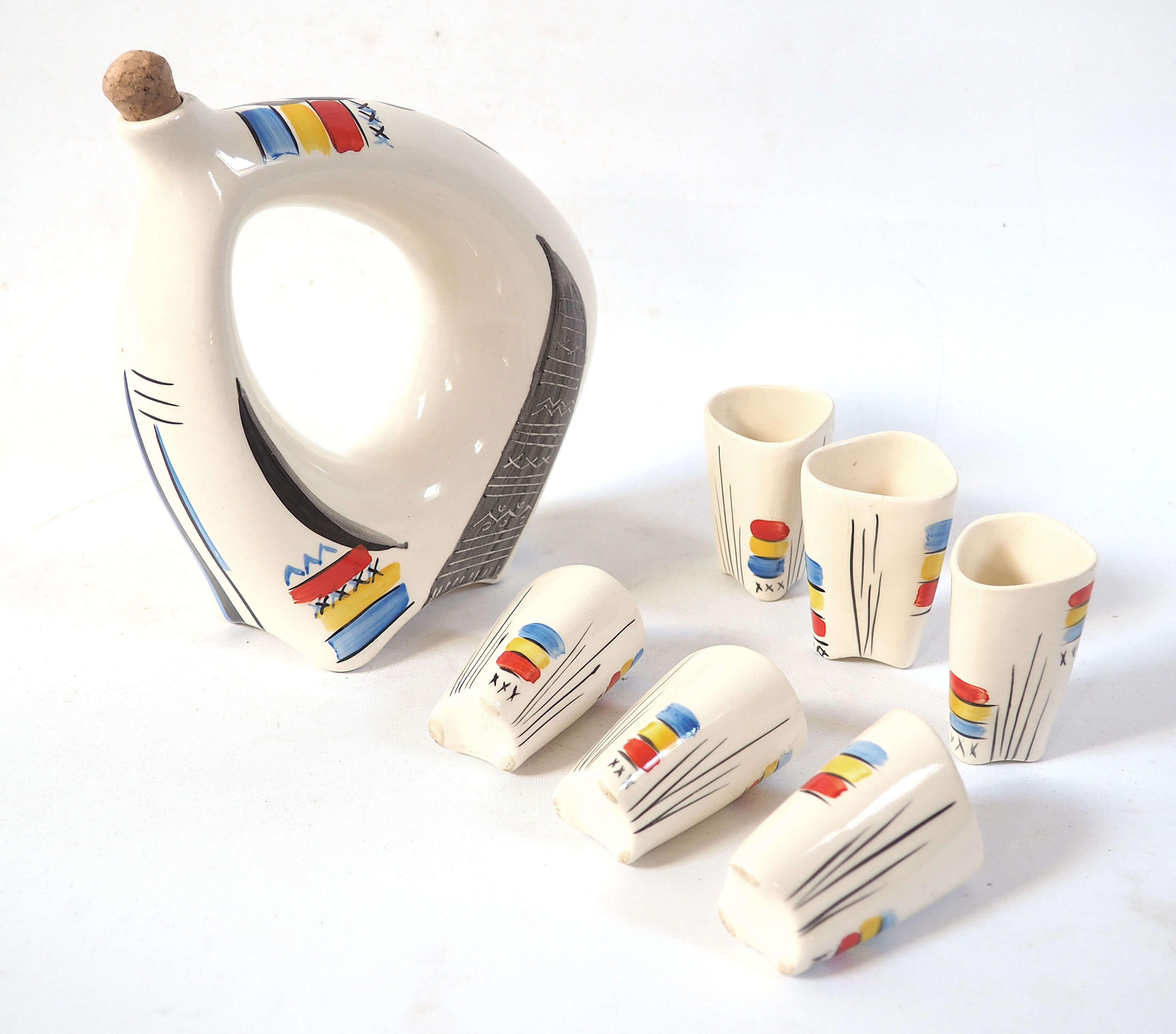 Vintage vodka service