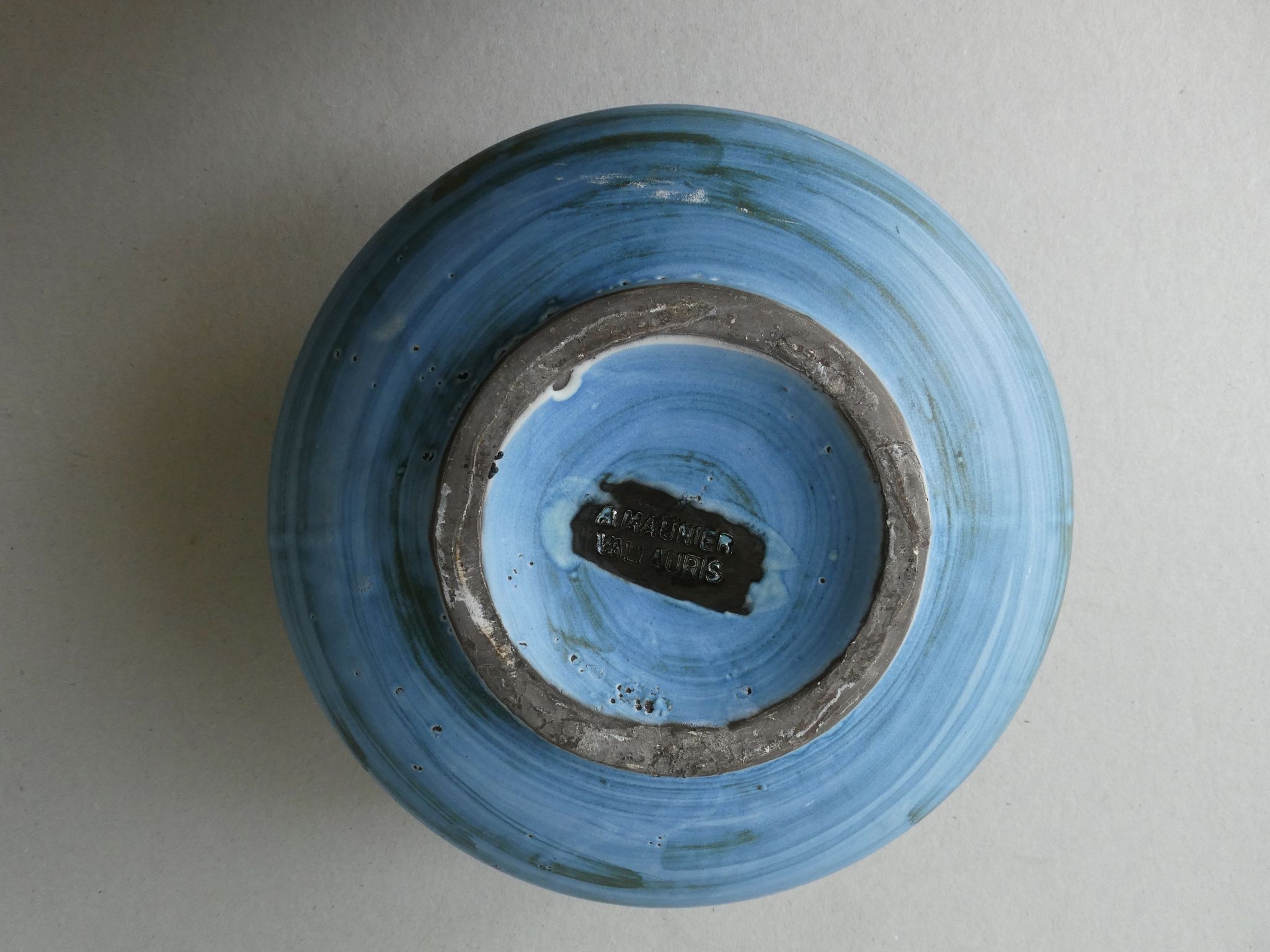 Vase en céramique signé Alain Maunier Vallauris années 50-60