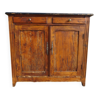Ancien buffet parisien en pin