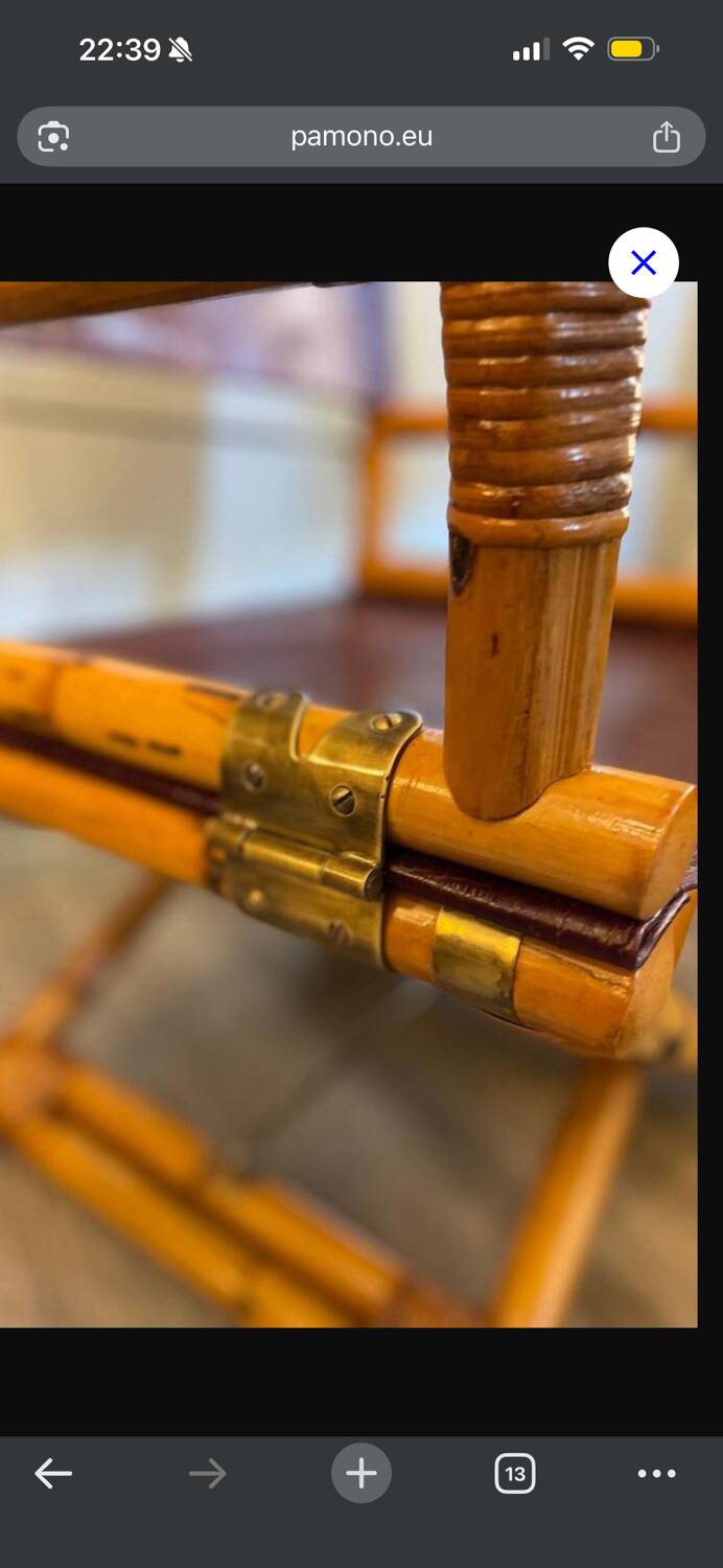 2 Lyda Levi McGuire Director’s Chairs - Leather