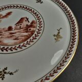 Limoges porcelain dish Georges Boyer decorated hand Art Deco period