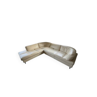 Canapé d’angle friends roche bobois en cuir