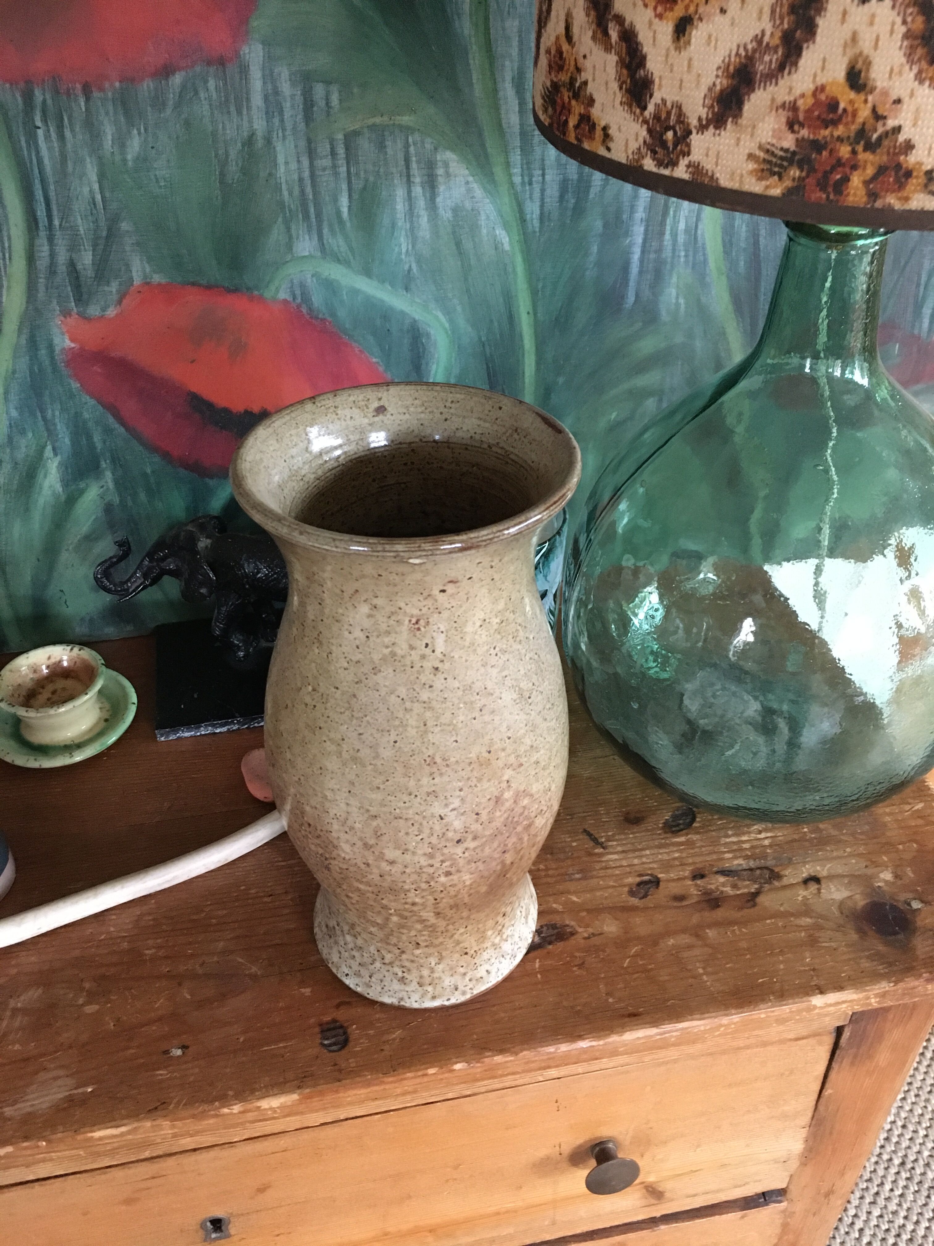 Sandstone vase