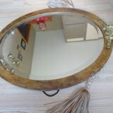 Oval mirror early 1900