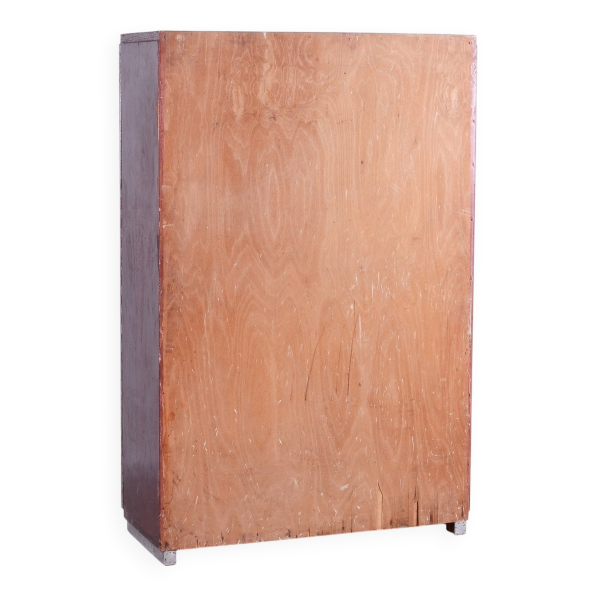 Bauhaus Wardrobe in Walnut attributed to Vichr and Spol, 1930s