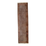 Tapis Vintage Seraband Indien en Laine (74cm x 301cm), Années 1970