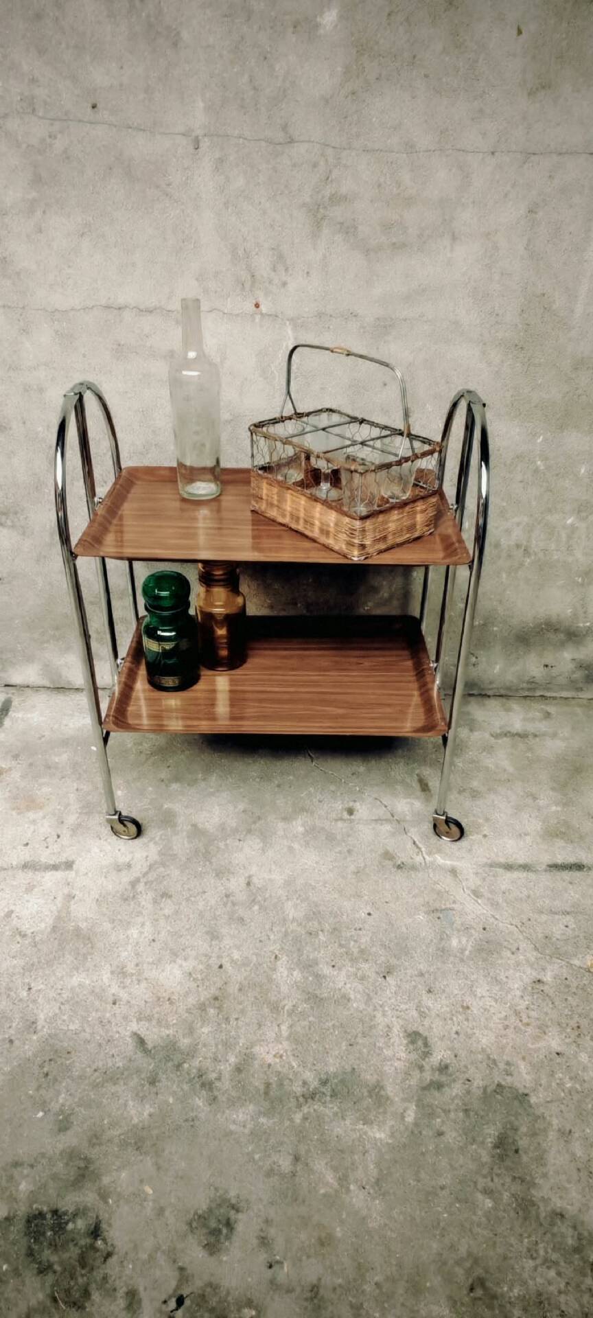 Rolling and folding table from the 70s.