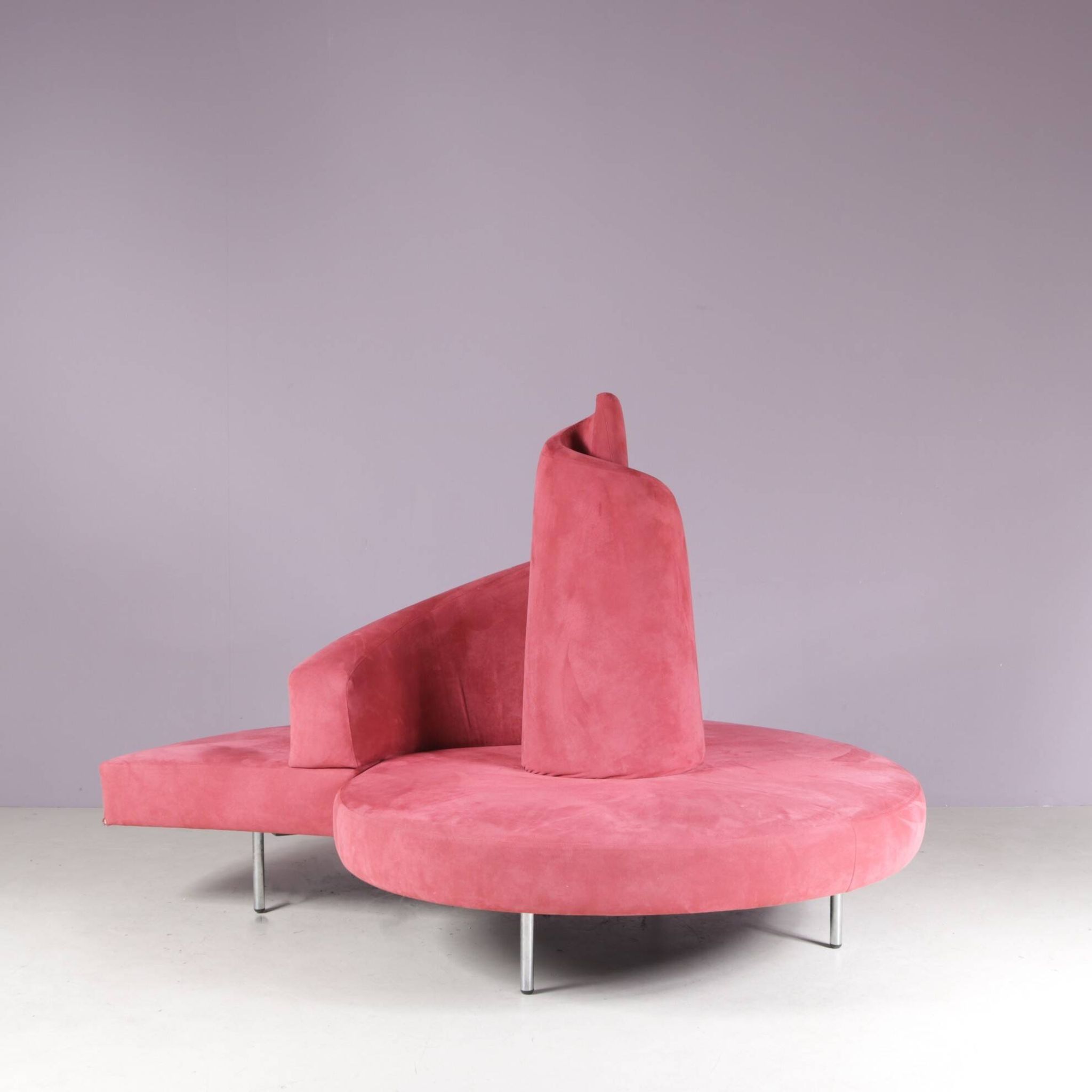 Canapé rond Tatlin des années 1980 par Edra Italie