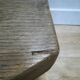 Raw wood tripod stool