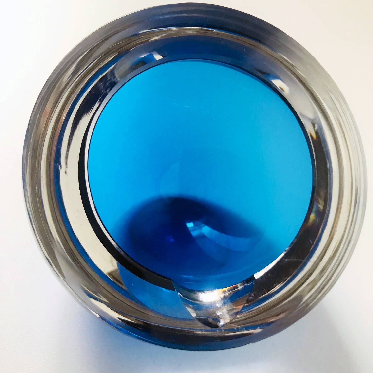 Vintage Ashtray • Crystal • Saint Louis • Space Age • 1960-70