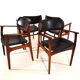 Erik Buck lot de 4 chaises de salle à manger en palissandre OD 50 pour OD Mobler