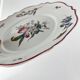 Set of 2 hand-painted ceramic dishes with flower pattern