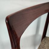 6 scandinavian chairs from lübke in rosewood, 60s