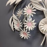 Vintage floral  wall lamp by Hans Kögl , 1970s