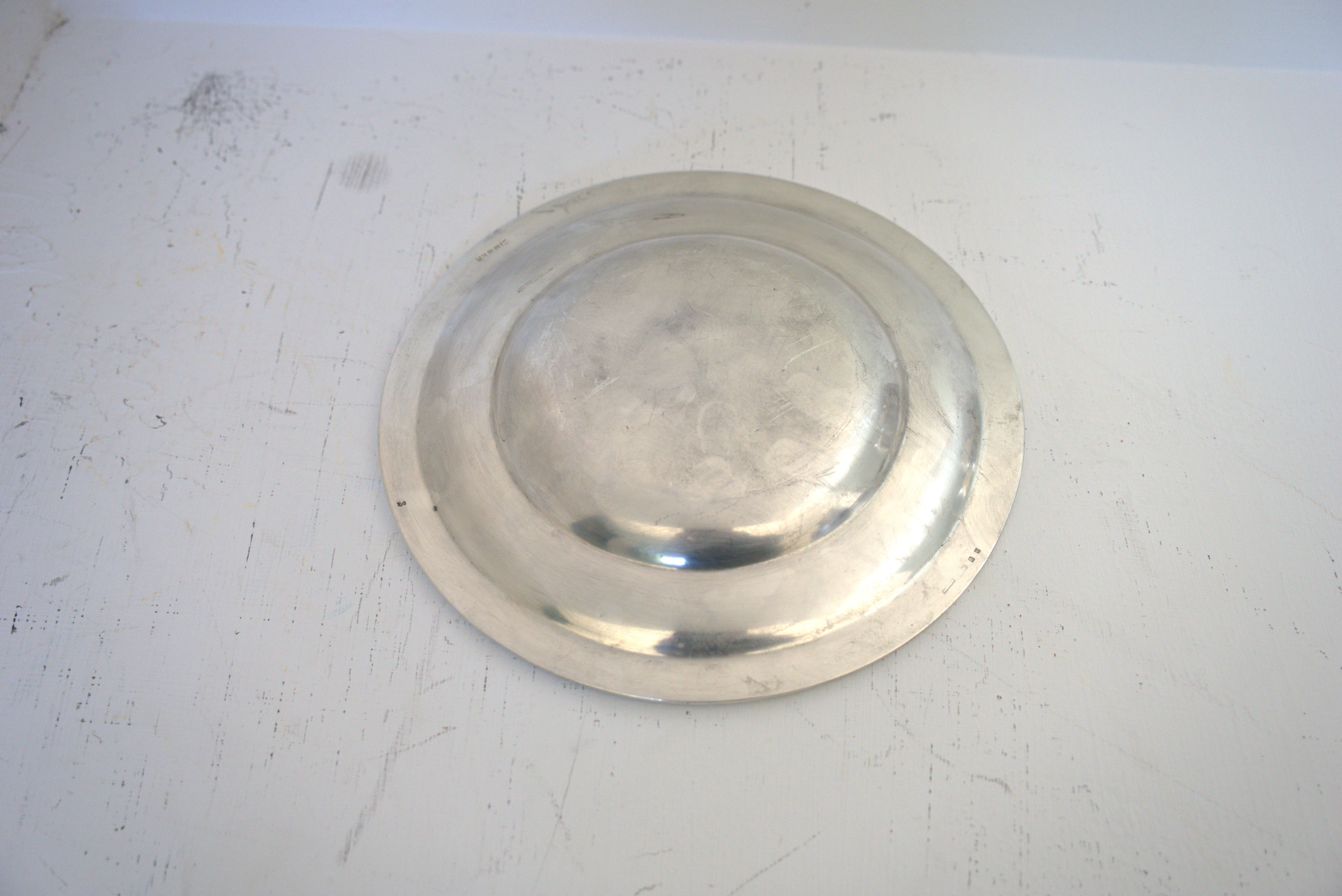 Set of silver-plated serving dishes