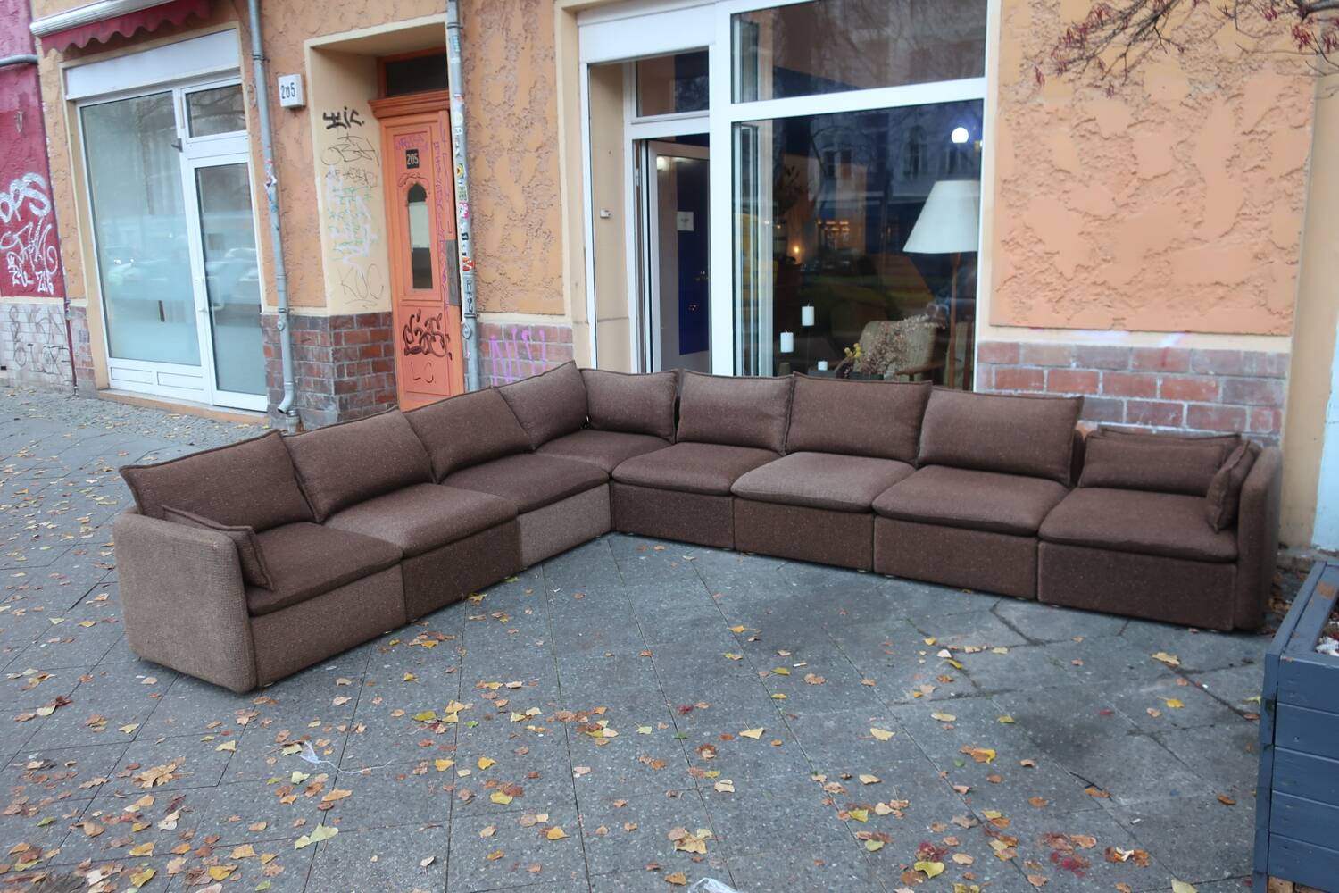 Modular corner sofa from the 70s space age easy chairs