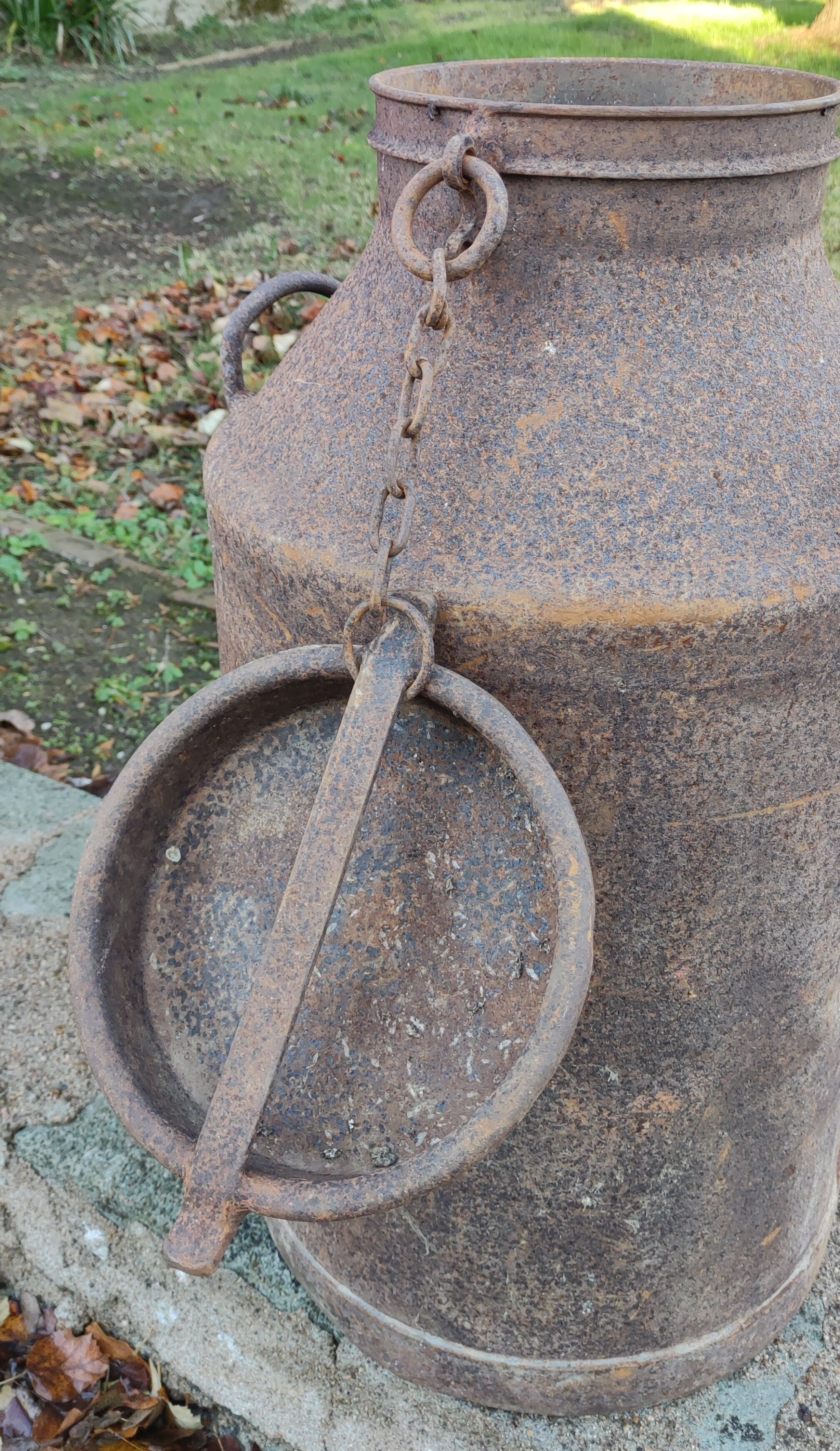 Old milk pot