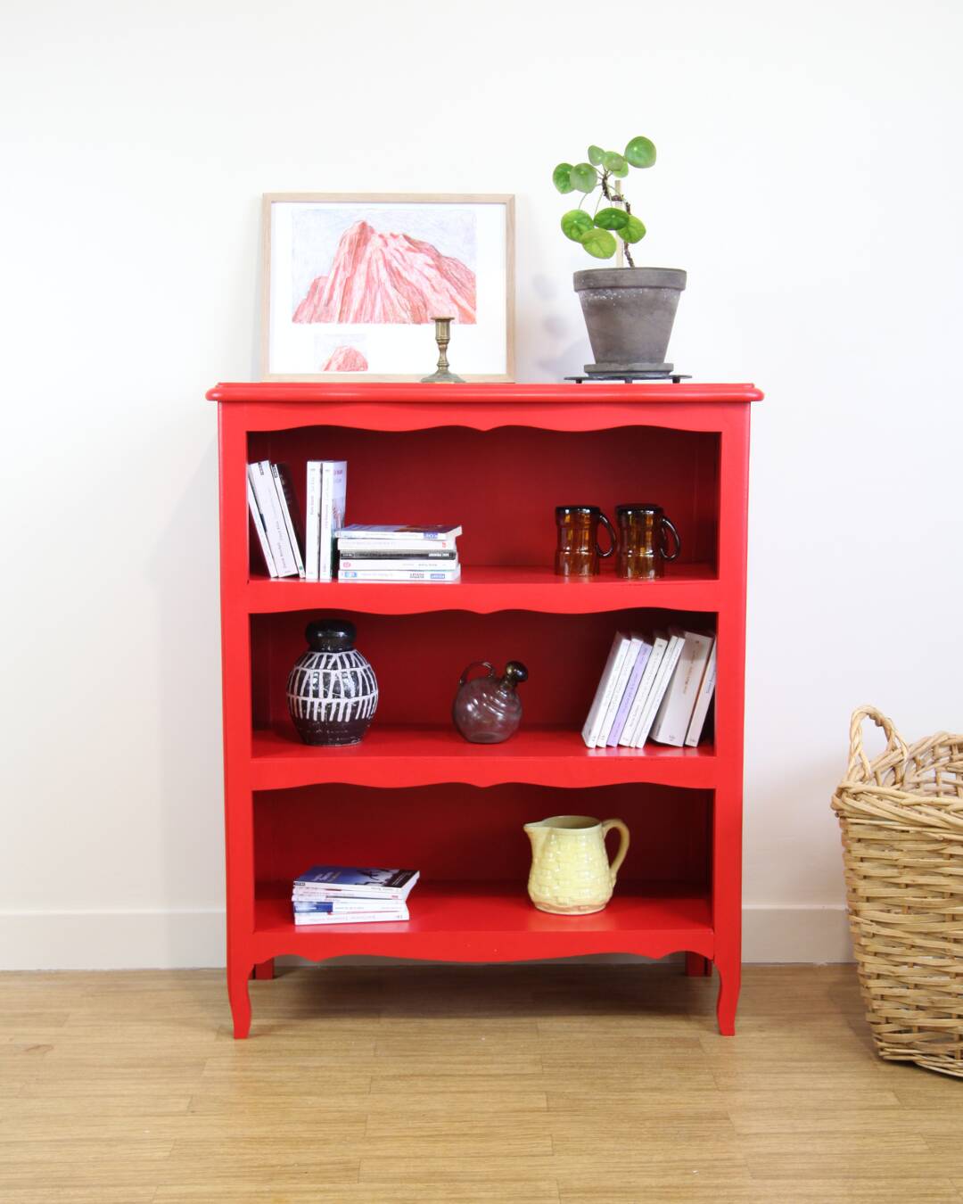 Bibus vintage rouge