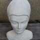 Woman bust in plaster