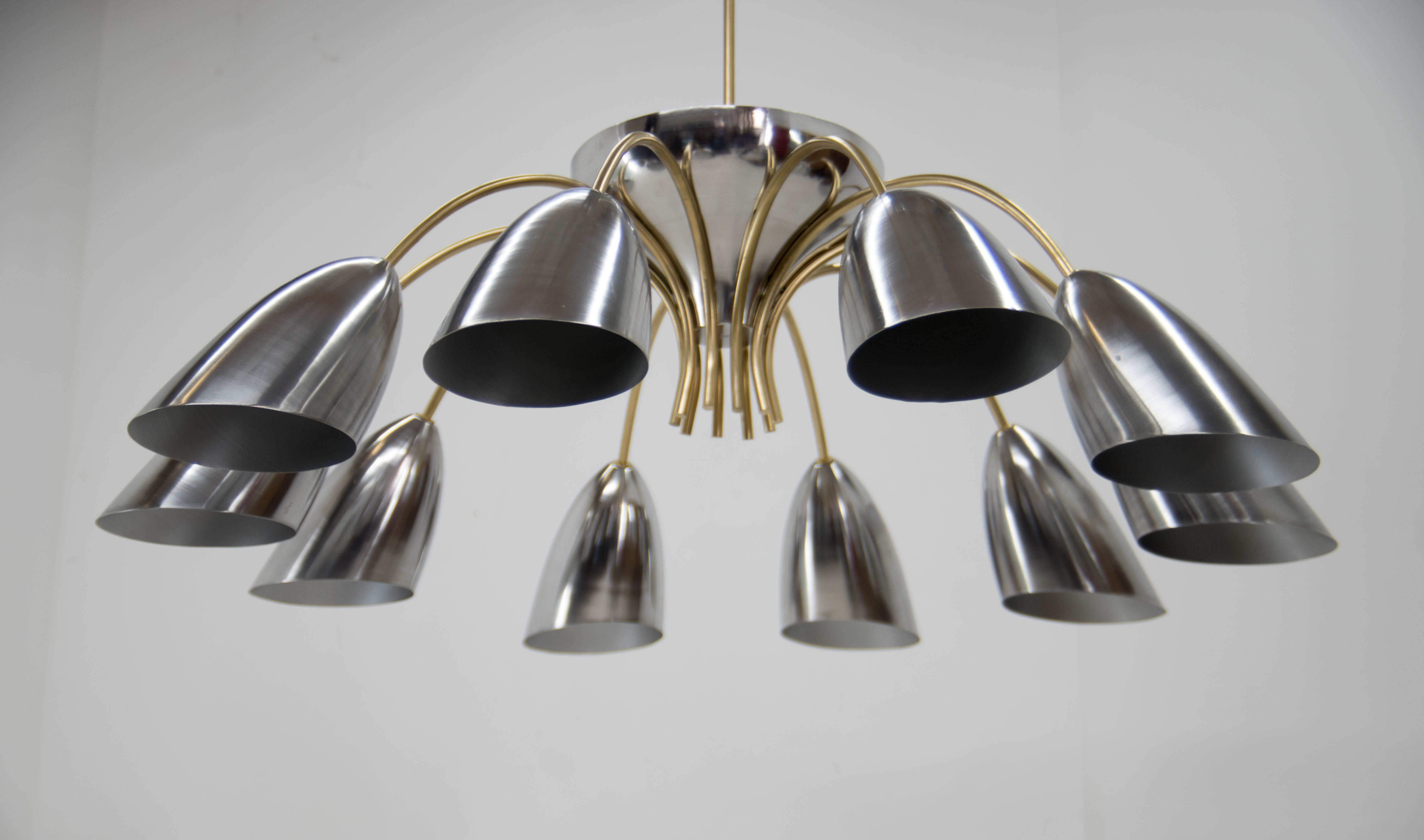 Huge space age chandelier, 1960