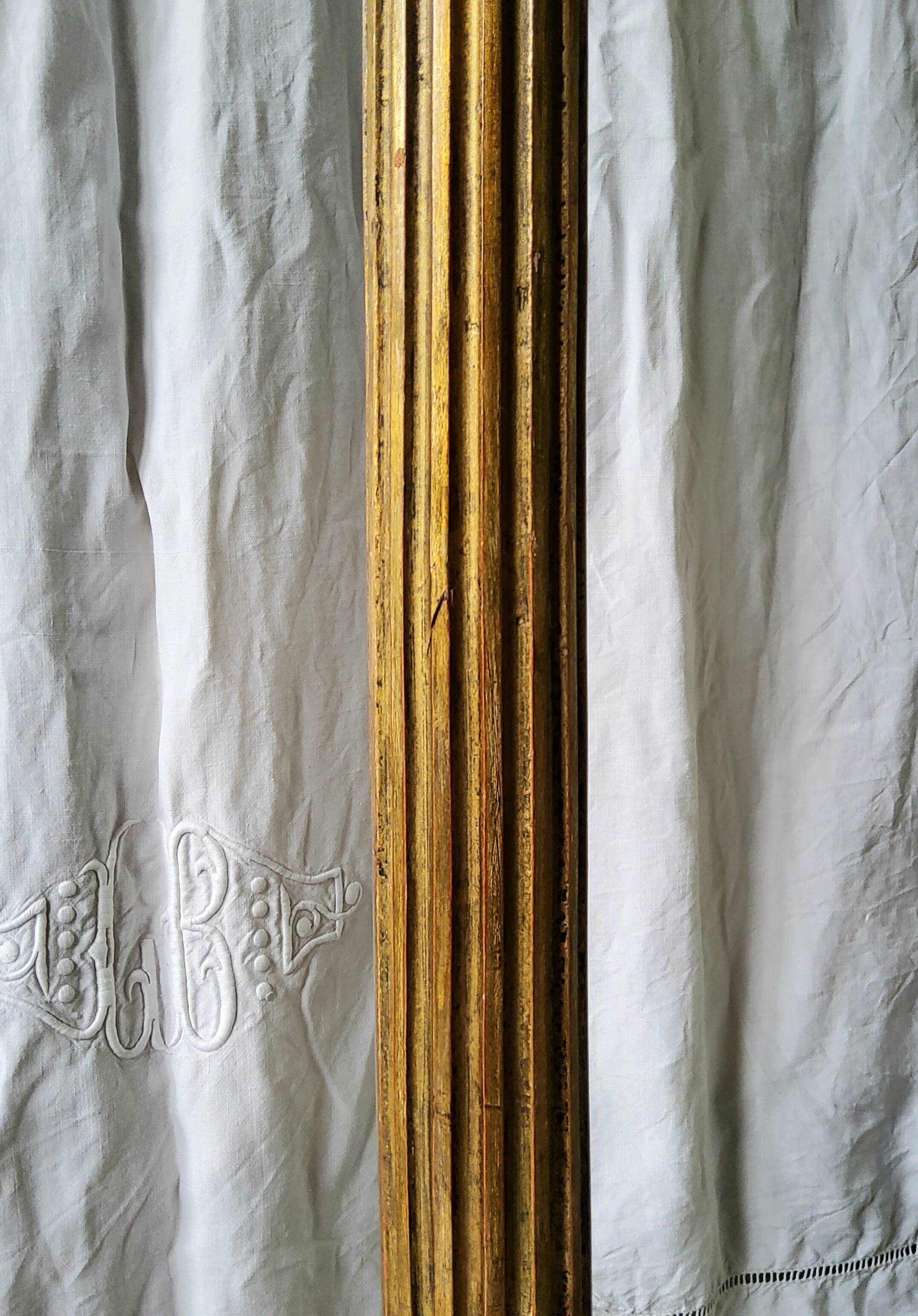 Lampadaire en bois doré