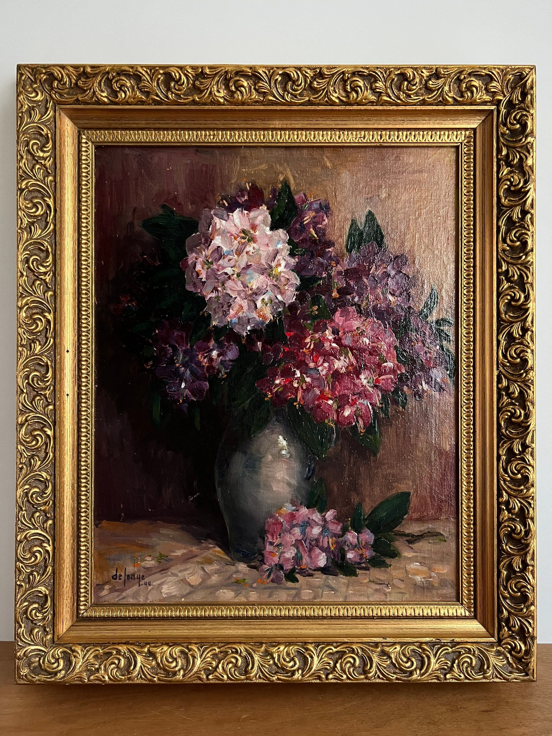 Oil on canvas, linen