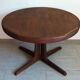 Teak round table Faarup Moberlfabrik 60s