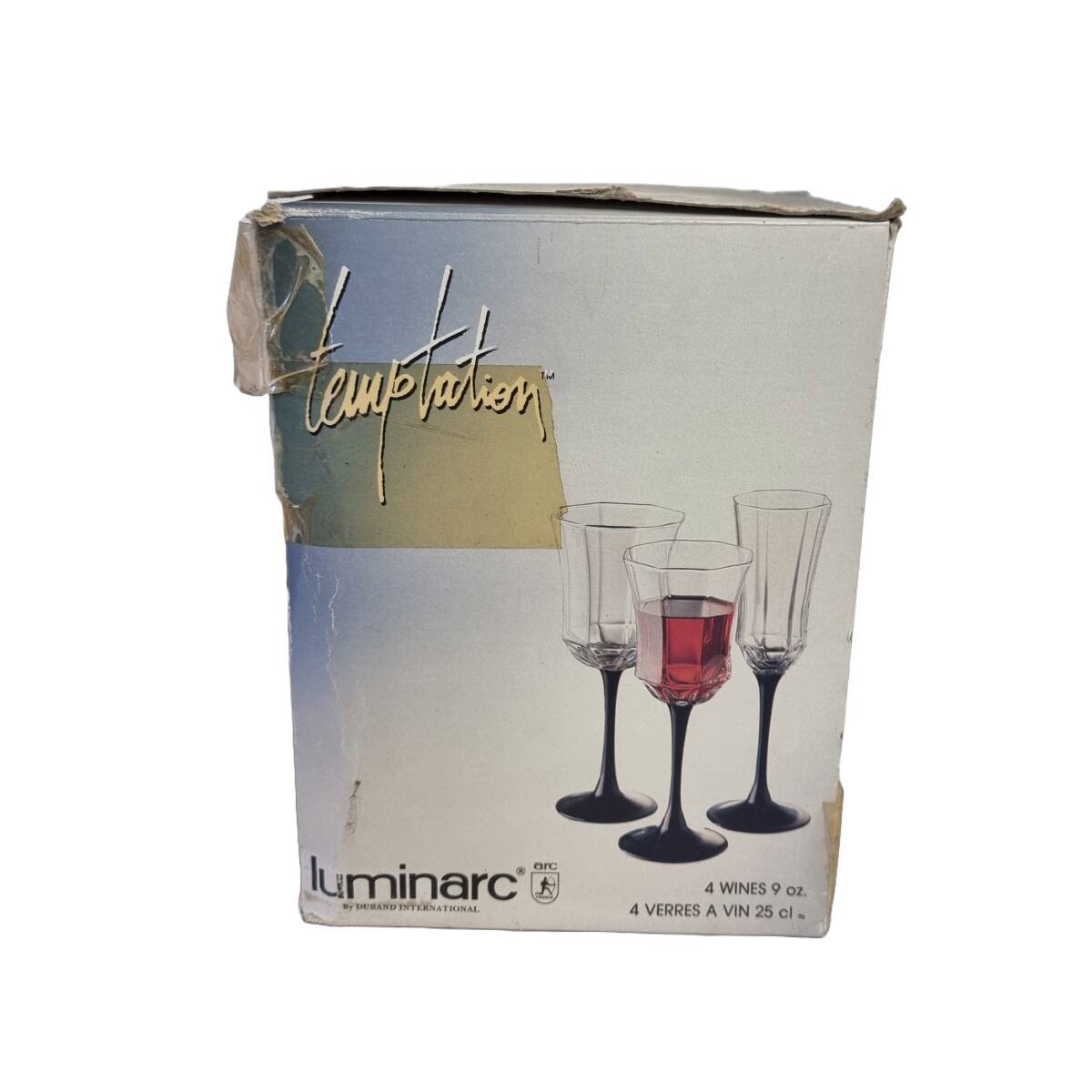 Vintage White Wine Glasses, 1970s