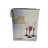 Vintage White Wine Glasses, 1970s