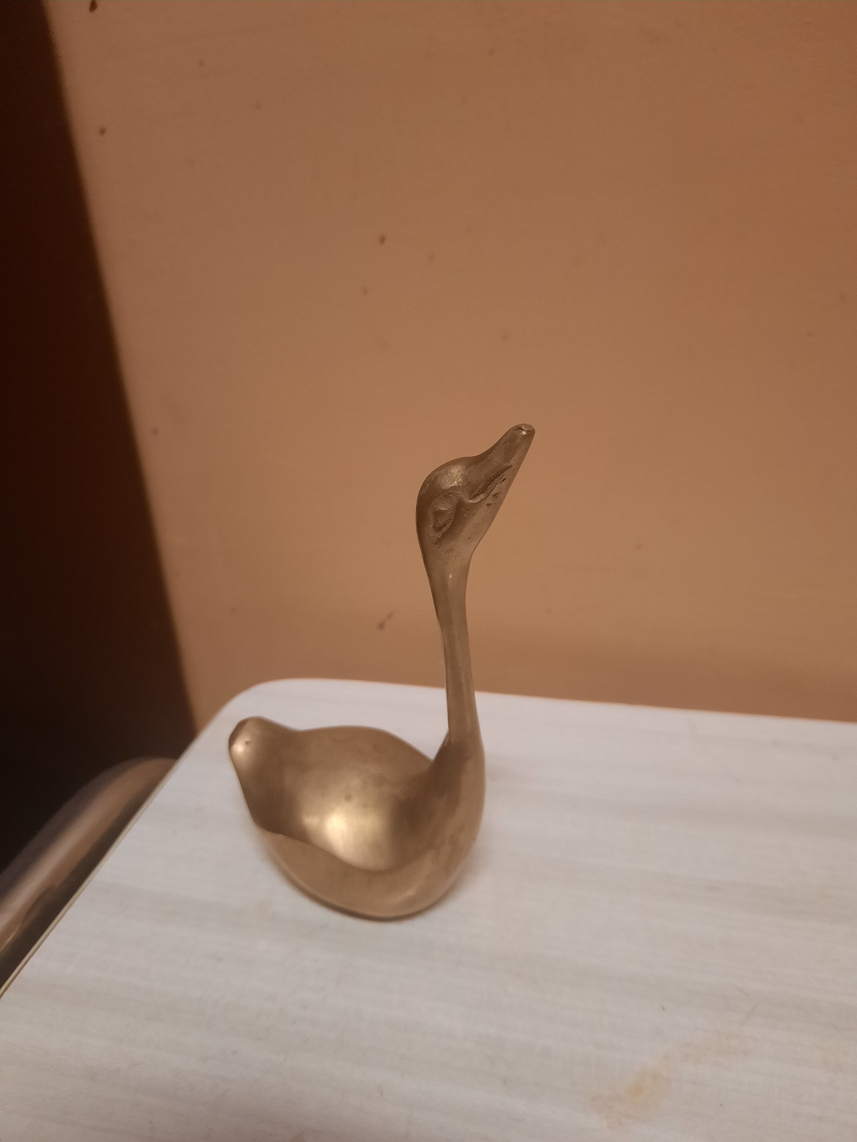 Brass swan